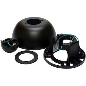 Accessory - Wet Rated Ceiling Fan Sloped Ceiling Kit-2.58 Inches Tall and 6.5 Inches Wide