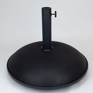 26 Inch 155 lbs Concrete Base Fits up to 1.75 Inch Diameter Umbrella Poles