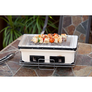 Large Rectangular Yakatori Charcoal Grill