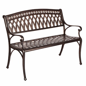 Simone - Cast Aluminum Bench