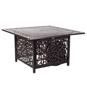 Sedona Square Cast Aluminum Fire Pit - 1011838