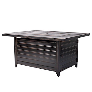 Sawyer Rectangle Aluminum LPG Fire Pit - 1011837