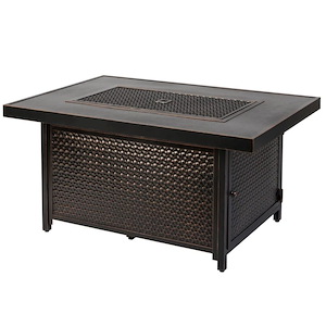 Weyland Rectangle Aluminum Lpg Fire Pit - 1011847