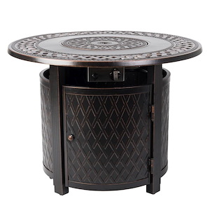 Wagner Aluminum Round Lpg Fire Pit - 1011844