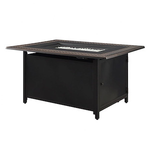 Perkins Rectangular Aluminum Lpg/Ng Fire Pit