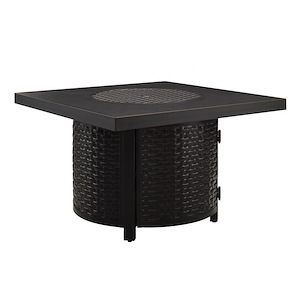 Dalton Square Aluminum Lpg/Ng Fire Pit