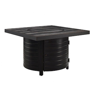 Yorke Square Aluminum Lpg/Ng Fire Pit
