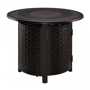 Hendricks Round Aluminum Lpg Fire Pit - 1048017