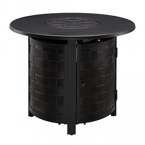 Dylan Round Aluminum Lpg Fire Pit - 1048018