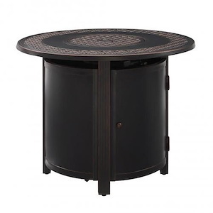 Franklin Round Aluminum Lpg Fire Pit - 1048019