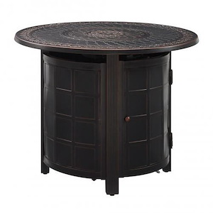 Columbia Round Aluminum Lpg Fire Pit - 1048020