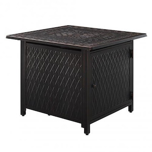 Cartney Square Aluminum Lpg Fire Pit - 1048022