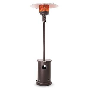 48,000 BT Patio Heater with Table - Freestanding - 31 Inches H X 18 Inches W