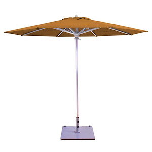 9 Foot Commercial Manual Lift Round Aluminum Market Umbrella