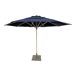 4 Pulley - 13 Foot Round Aluminum Commercial Market Umbrella