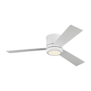Clarity-3 Blade Ceiling Fan with Light Kit in Modern Style-56 Inch Wide by 9.7 Inch High
