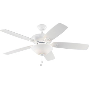 Colony Max-5 Blade Ceiling Fan with Pull Chain Control and Includes Light Kit in  Style-52 Inch Wide by 17.7 Inch High - 928327