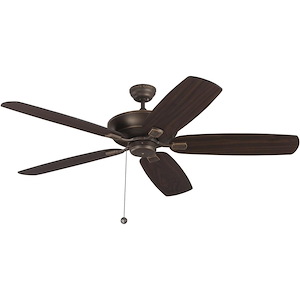Colony Super Max-5 Blade Ceiling Fan with Pull Chain Control in  Style-60 Inch Wide by 7.97 Inch High