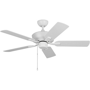 Linden-5 Blade Outdoor Ceiling Fan In Traditional Style-13.3 Inch Tall and 44 Inch Wide - 1272688