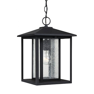 Hunnington-One Light Outdoor Pendant in Contemporary Style-9 Inch wide by 13.75 Inch high - 490538