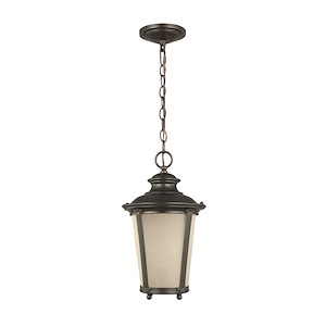 Cape May-1 Light Outdoor Pendant in Traditional Style-9 Inch wide by 15.75 Inch high
