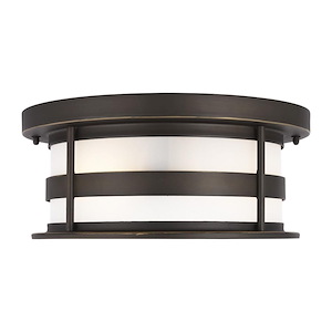 Wilburn-2 Light Outdoor Flush Mount-13 Inch wide by 5.5 Inch high - 930930
