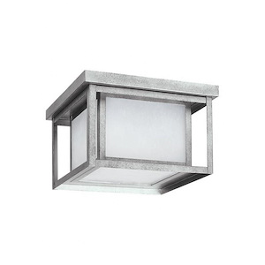 Hunnington-14W 1 LED Outdoor Flush Mount in Contemporary Style-10 Inch wide by 6.25 Inch high