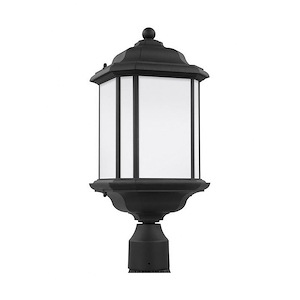 Kent-One Light Outdoor Post Lantern in Traditional Style-8.5 Inch wide by 20.25 Inch high - 494181