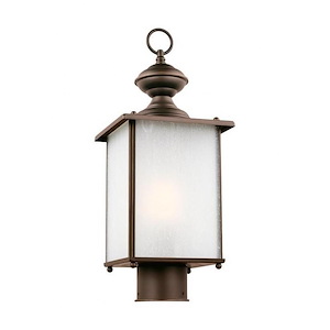 Jamestowne-100W One Light Outdoor Post Lantern in Transitional Style-7 Inch wide by 17.25 Inch high - 691986