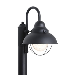 One Light Outdoor Post Fixture in Transitional Style-11.25 Inch wide by 15.75 Inch high - 12451