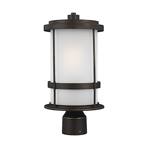 Wilburn-1 Light Outdoor Post Lantern-8 Inch wide by 16.13 Inch high - 930927