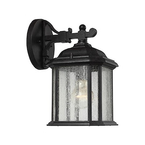 Single-light Outdoor Wall Lantern in Traditional Style-6.5 Inch wide by 11.5 Inch high - 36526
