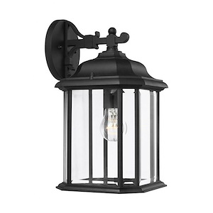 Single-light Outdoor Wall Lantern in Traditional Style-8.5 Inch wide by 15 Inch high - 36530
