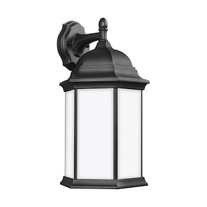 1 Light Large Downlight Outdoor Wall Lantern in Traditional Style-9.38 Inch wide by 18.75 Inch high - 1002221