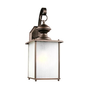 Jamestowne-100W One Light Outdoor Wall Lantern in Transitional Style-7 Inch wide by 17 Inch high - 692067