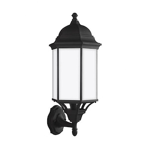 Sevier-1 Light Large Outdoor Wall Lantern in Traditional Style-9.38 Inch wide by 21.75 Inch high - 1002220