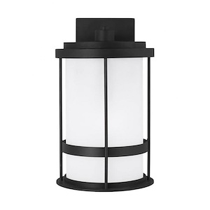 Wilburn-1 Light Medium Outdoor Wall Lantern-8 Inch wide by 13.5 Inch high - 1002205