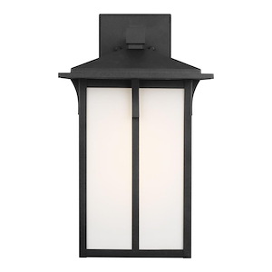 Tomek-1 Light Large Outdoor Wall Lantern-10.5 Inch wide by 18 Inch high - 1002182