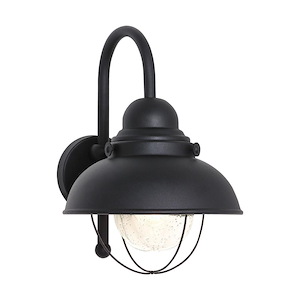 One Light Outdoor Wall Fixture 02 in Transitional Style-11.25 Inch wide by 15.75 Inch high - 12689