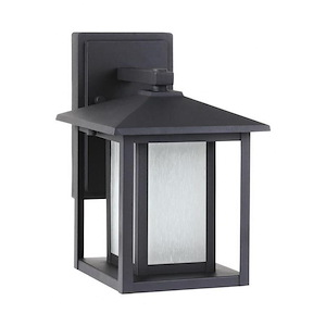 Hunnington-9W 1 LED Outdoor Small Wall Lantern in Contemporary Style-7 Inch wide by 11 Inch high - 692092