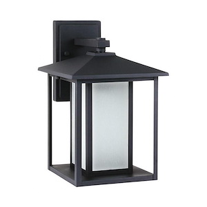 Hunnington-100W One Light Outdoor Wall Lantern in Contemporary Style-9 Inch wide by 14 Inch high - 561422