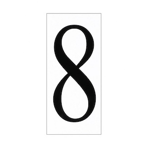 Address Light Number Tile in Traditional Style-2.25 Inch wide by 5 Inch high - 111473