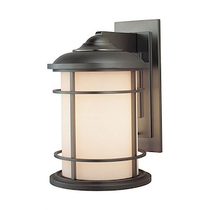 Lighthouse-Wall Mount Lantern in Transitional Style-9 Inch Wide by 14.38 Inch High - 1214296