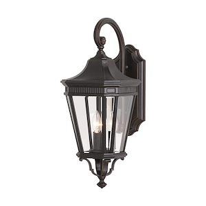 Cotswold Lane-Outdoor Wall Light Traditional Aluminum Approved for Wet Locations in Traditional Style-9.5 Inch Wide by 23.75 Inch High - 276640