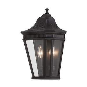 Cotswold Lane-Outdoor Wall Lantern Traditional Aluminum Approved for Wet Locations in Traditional Style-9.5 Inch Wide by 16 Inch High - 276639