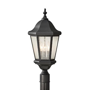 Martinsville-Three Light Outdoor Post Mount