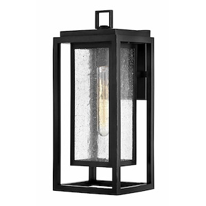 Republic - 1 Light Medium Outdoor Wall Lantern in Transitional Style - 7 Inches Wide by 16 Inches High - 755604