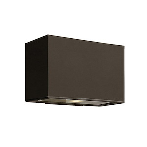 Atlantis - 1 Light Small Outdoor Up/Down Light Wall Lantern in Modern Style - 9 Inches Wide by 6 Inches High - 755691