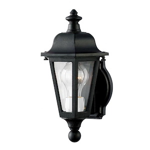 Manor House - Cast Outdoor Wall Sconce in Traditional Style - 7 Inches Wide by 12 Inches High - 1333561