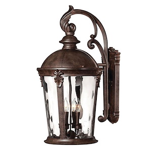 Windsor - 25.75 Large Outdoor Wall Mount in Traditional Style - 12.5 Inches Wide by 25.75 Inches High - 758838